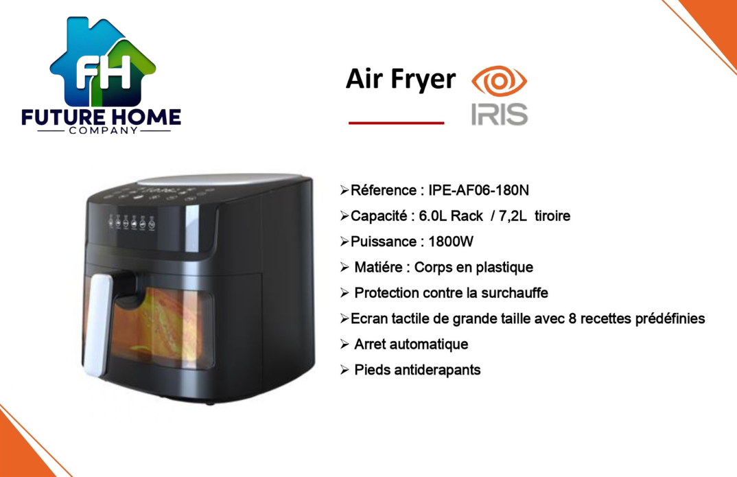 Air Fryer IRIS sans huile 6 Litres